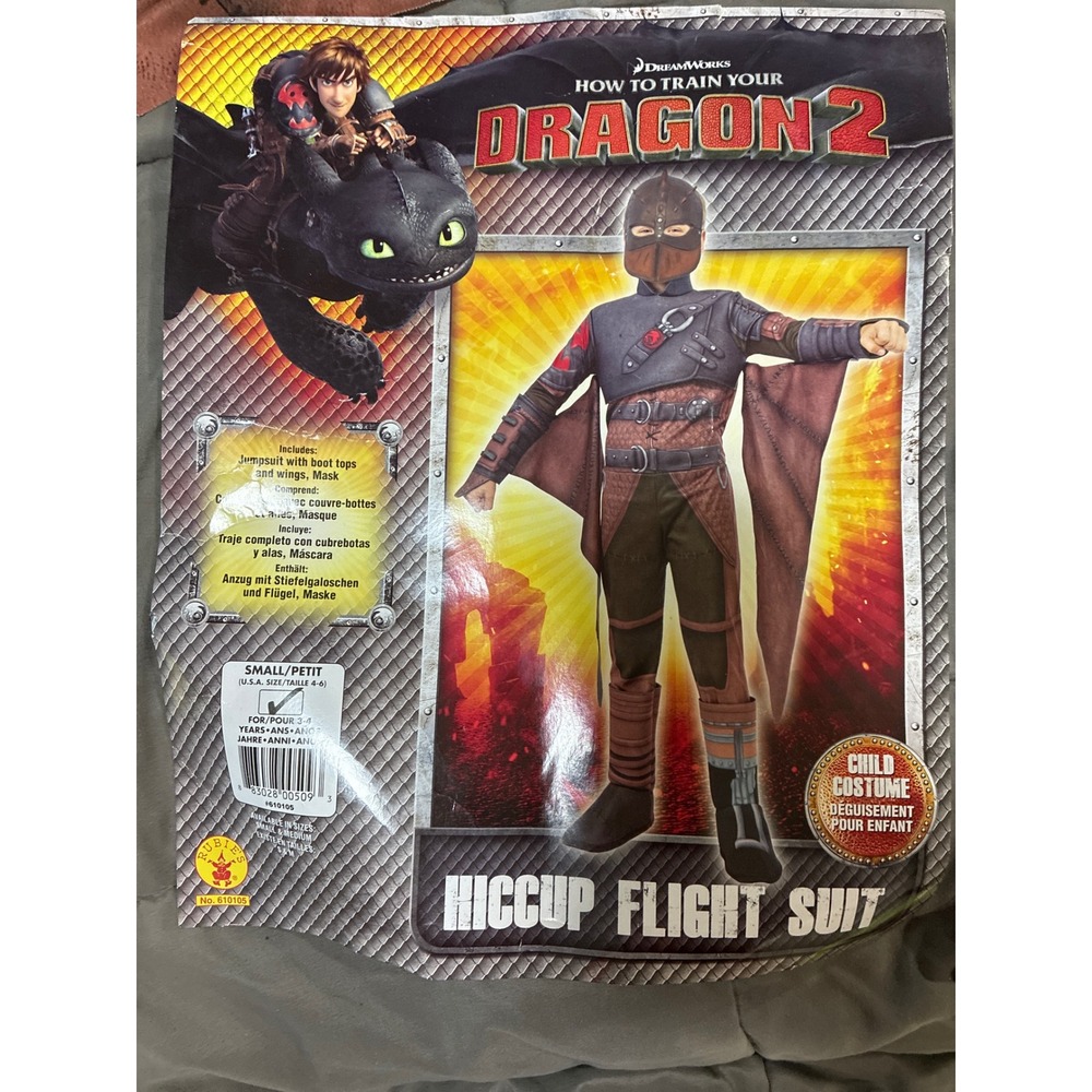 Rubies How to Train Your Dragon 2 Hiccup Flight Suit Costume Kids Small 4-6 Mask